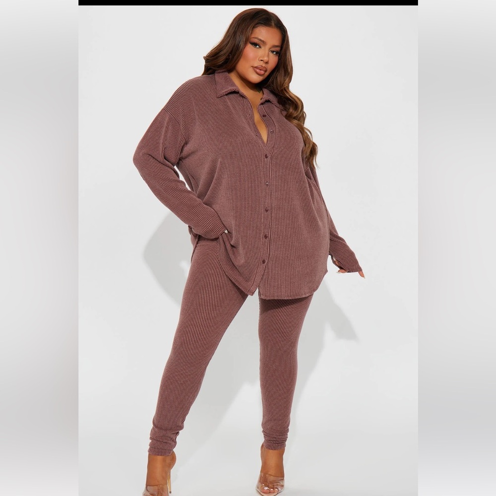 FN ribbed legging set